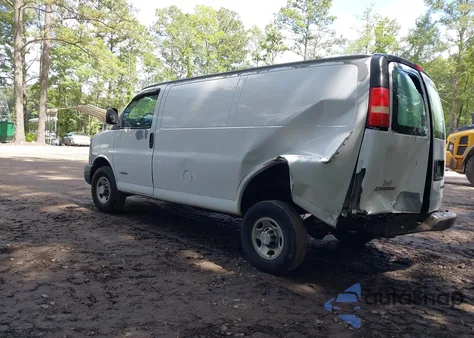 2006 Chevrolet Express Work Van from USA, damaged, VIN 1GCGG25V661244491